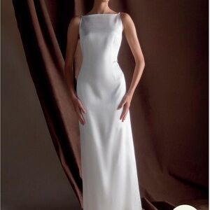 Meshki Violet Sleeveless Satin Maxi Dress - NWT